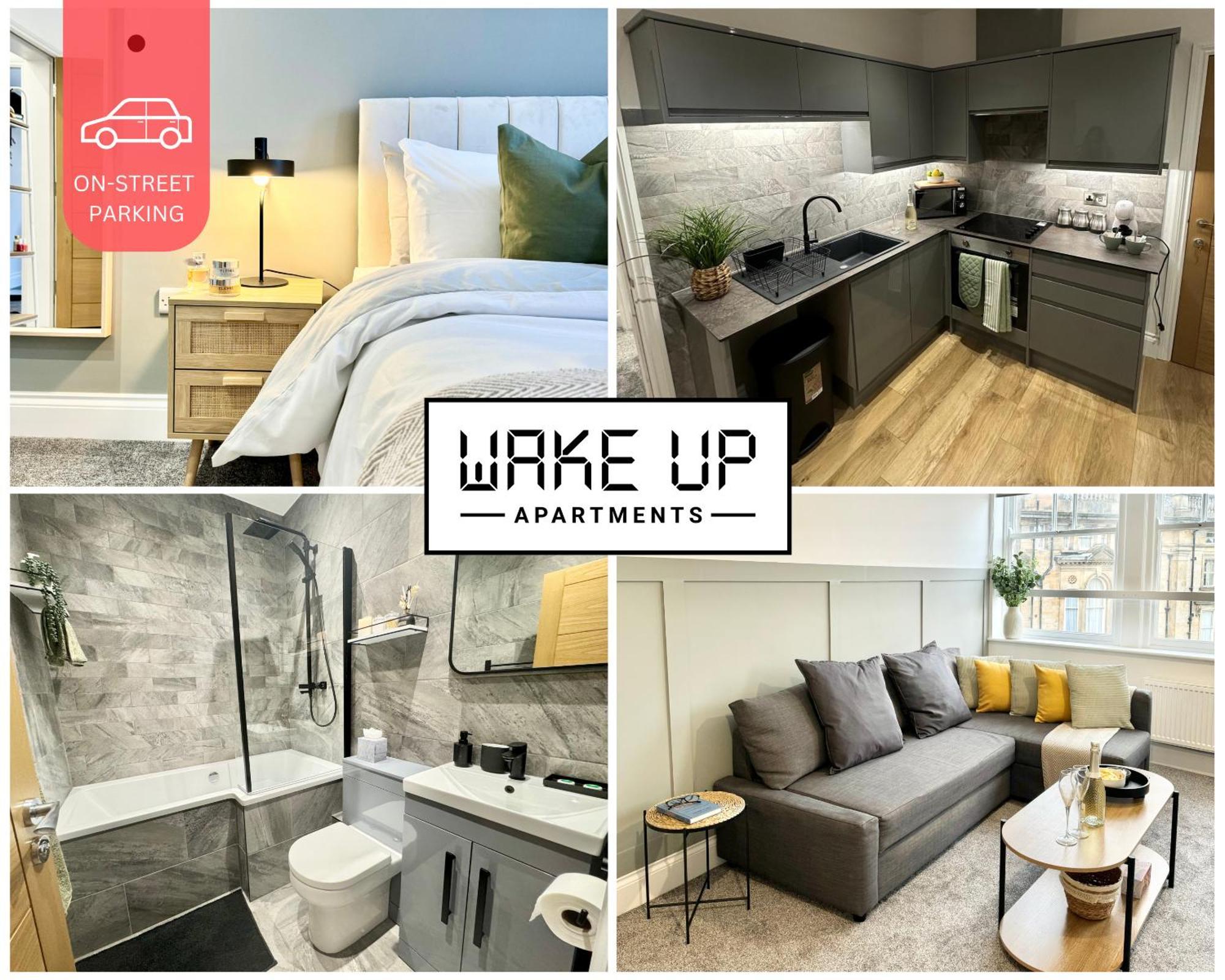 The Yorkshire Crown - Luxury Apartment - Free Parking Nearby Harrogate Chambre photo